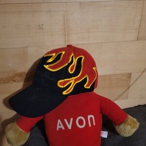 Vintage y2k Flames Strap Back Hat